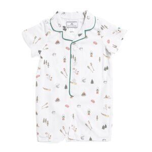 PETITE PLUME White Infants Great Outdoors Summer Romper
